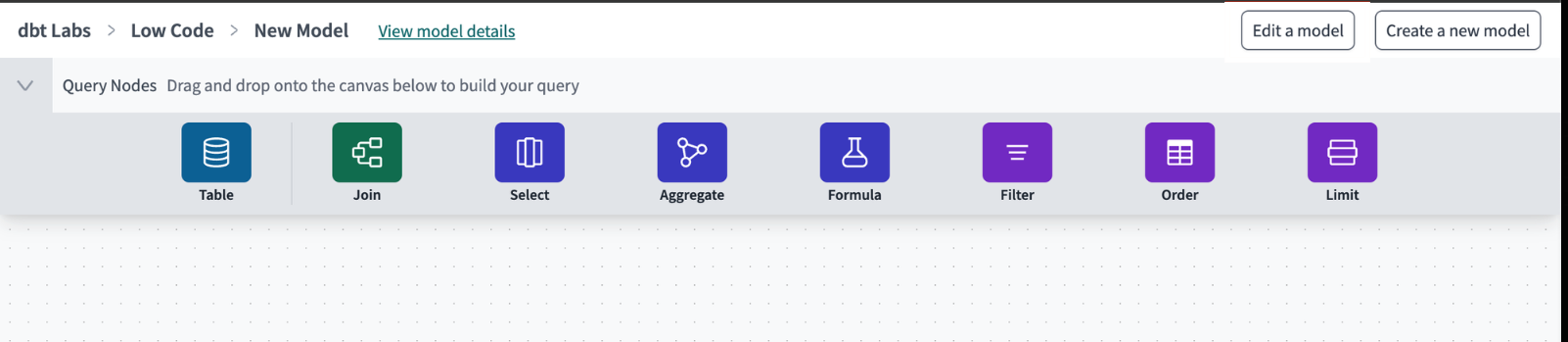 Use the operator toolbar to perform different transformation operations. Use the operator toolbar to perform different transformation operations.